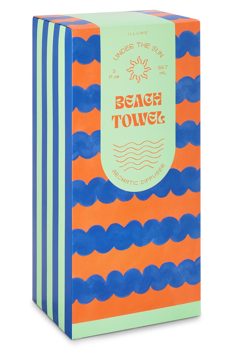 Beach Towel Aromatic Sun Reed Diffuser, Alternate, color, BLUE
