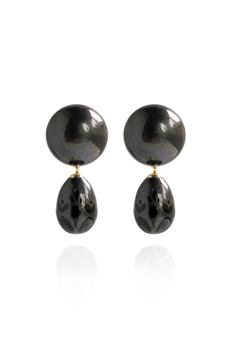 Calista Earrings, Main, color, Phantom Black