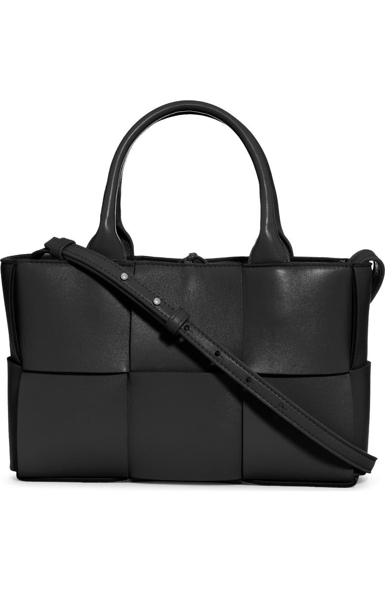Bottega Veneta Arco Intrecciato Leather Tote, Alternate, color,