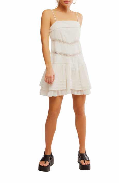Free People Bliss Stretch Cotton Minidress