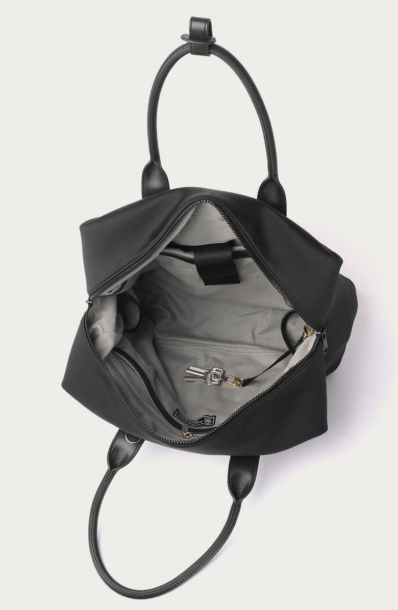 Lux and Nyx Large Origami Work Tote - 15-inch Laptop Bag, Alternate, color, Black