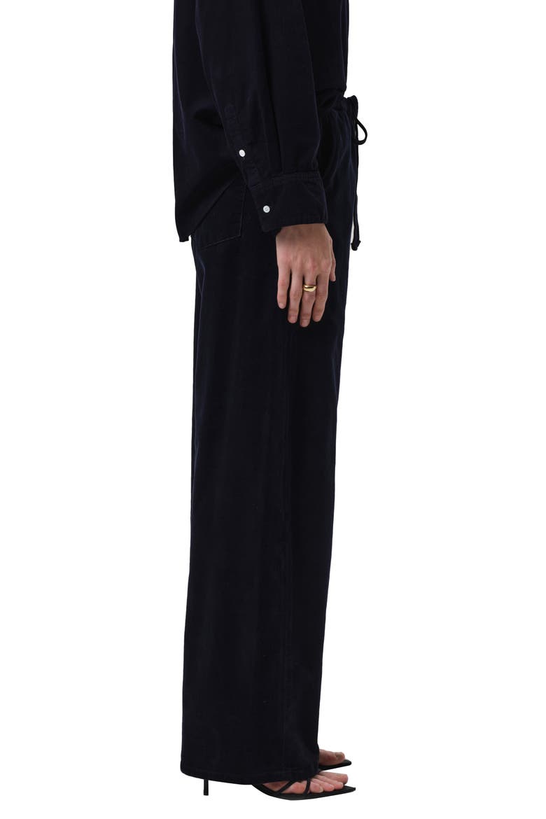 Aurora Pull-On Stretch Cotton Pants, Alternate, color, TRUE NAVY
