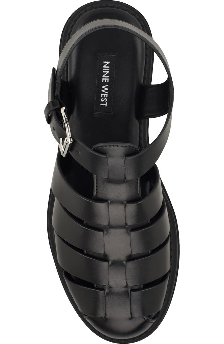 Nine West Anybel Ankle Strap Platform Fisherman Sandal, Alternate, color,