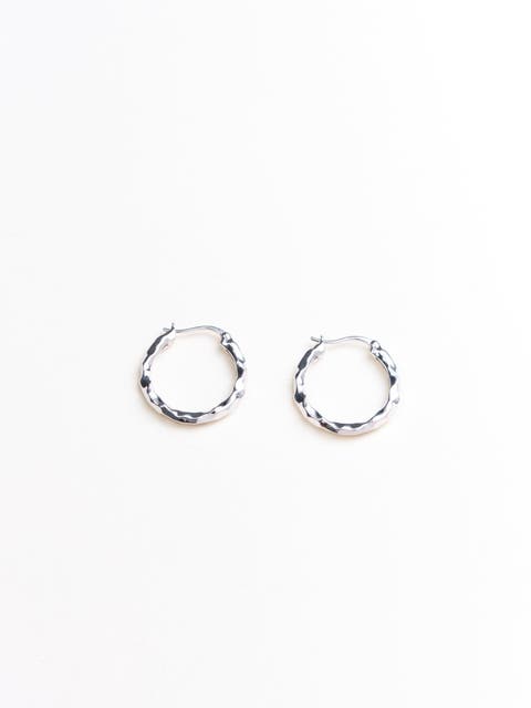 Elliot Textured Hoops