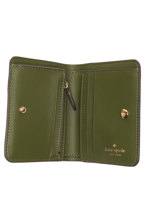 Kate Spade New York Madison Saffiano Leather Wallet In Green