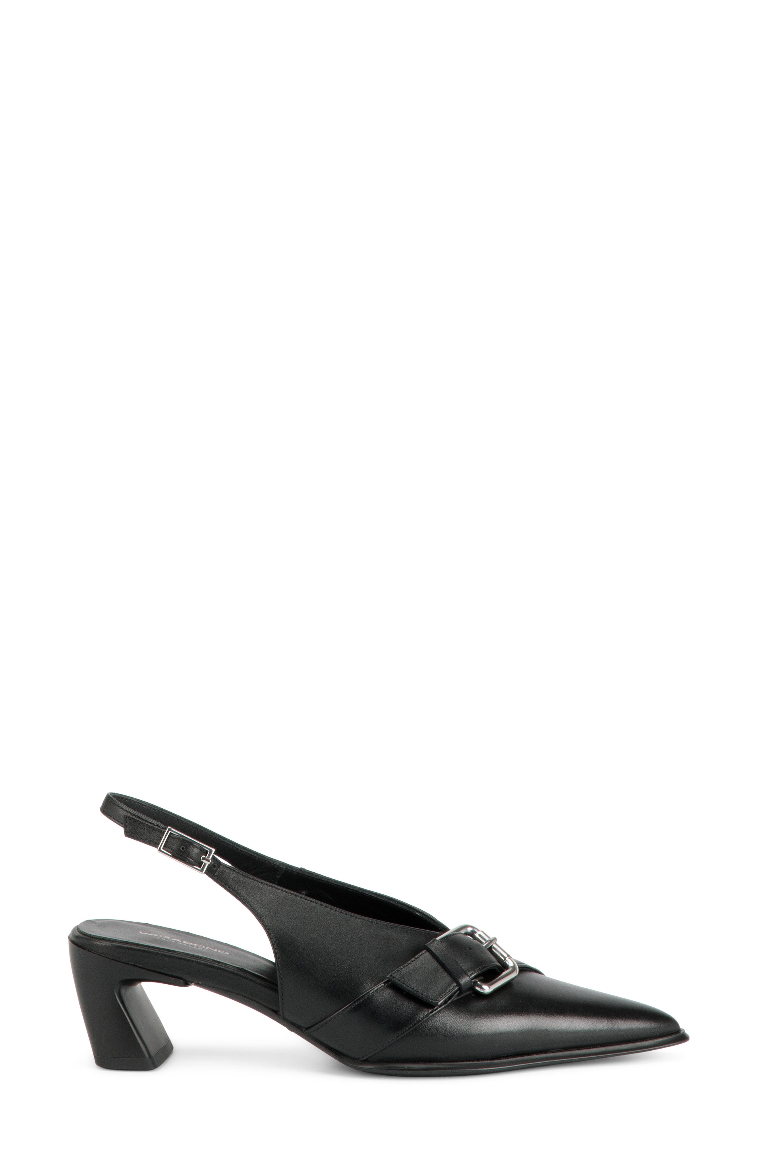 Ilona Slingback Block Heel Pump, Alternate, color, BLACK