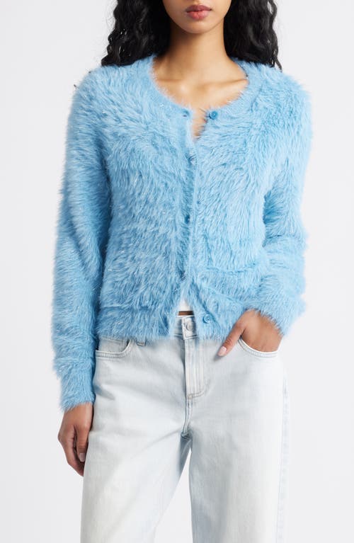 Bp. Sparkle Fuzzy Cardigan In Multi