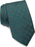 Nordstrom Calabra Neat Geometric Jacquard Silk Tie