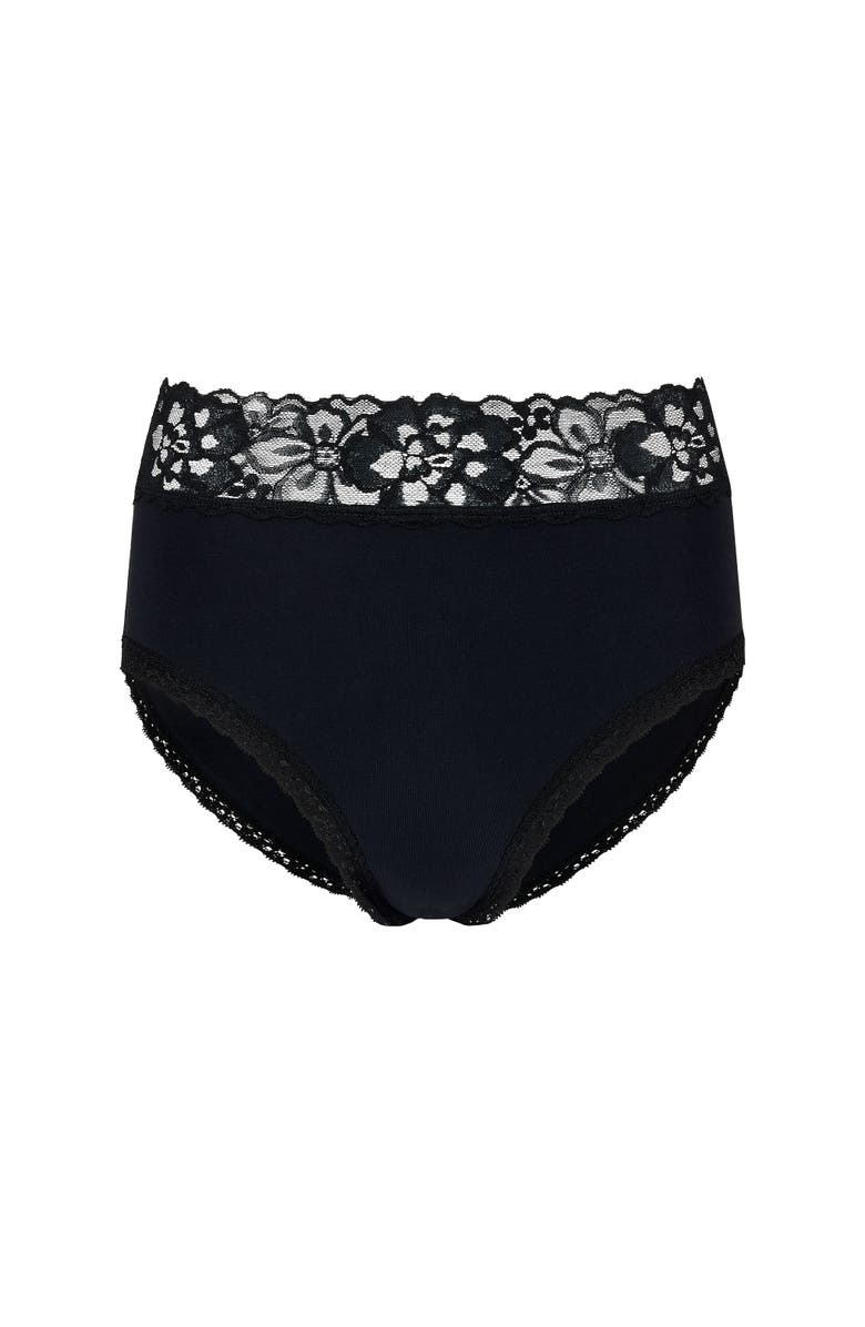 Adore Me Colline High Waisted Panties, Alternate, color, Black