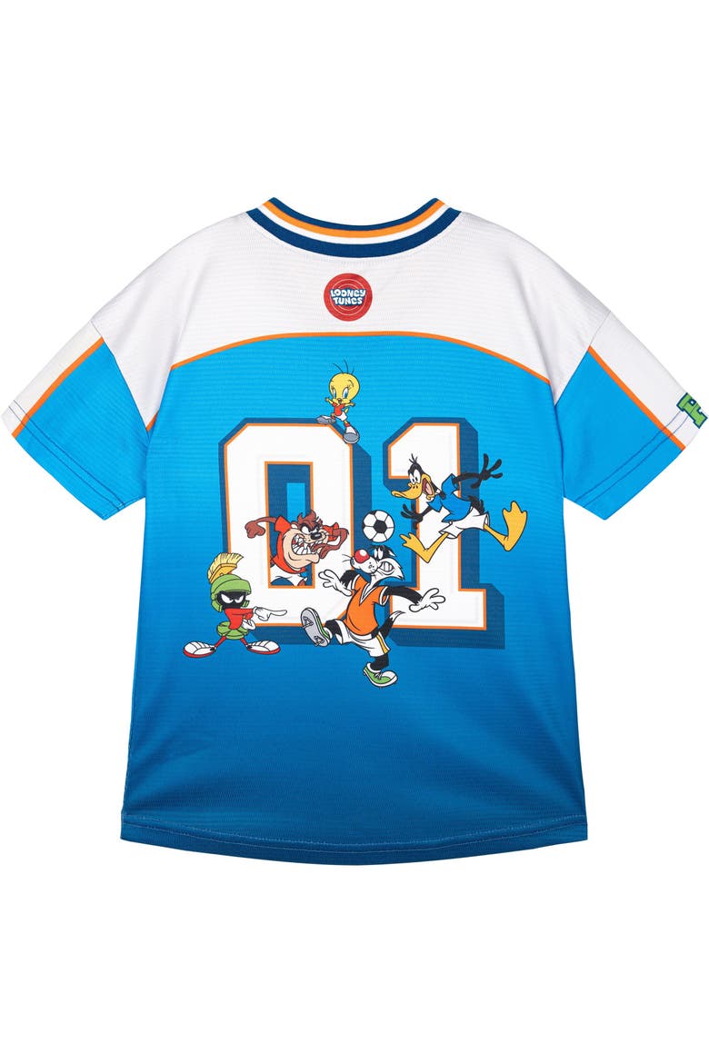 Soccer Jersey, Alternate, color, Blue White Stripe