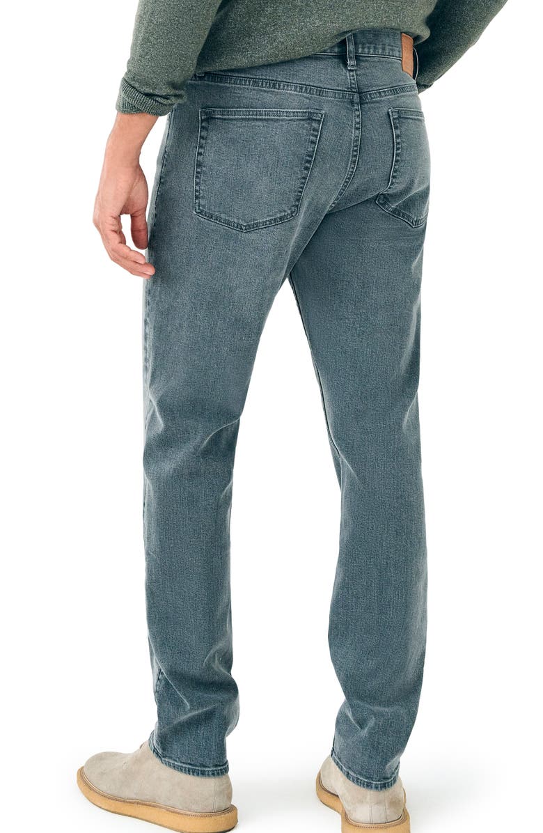 Faherty Slim Straight Leg Organic Cotton Jeans, Alternate, color, 