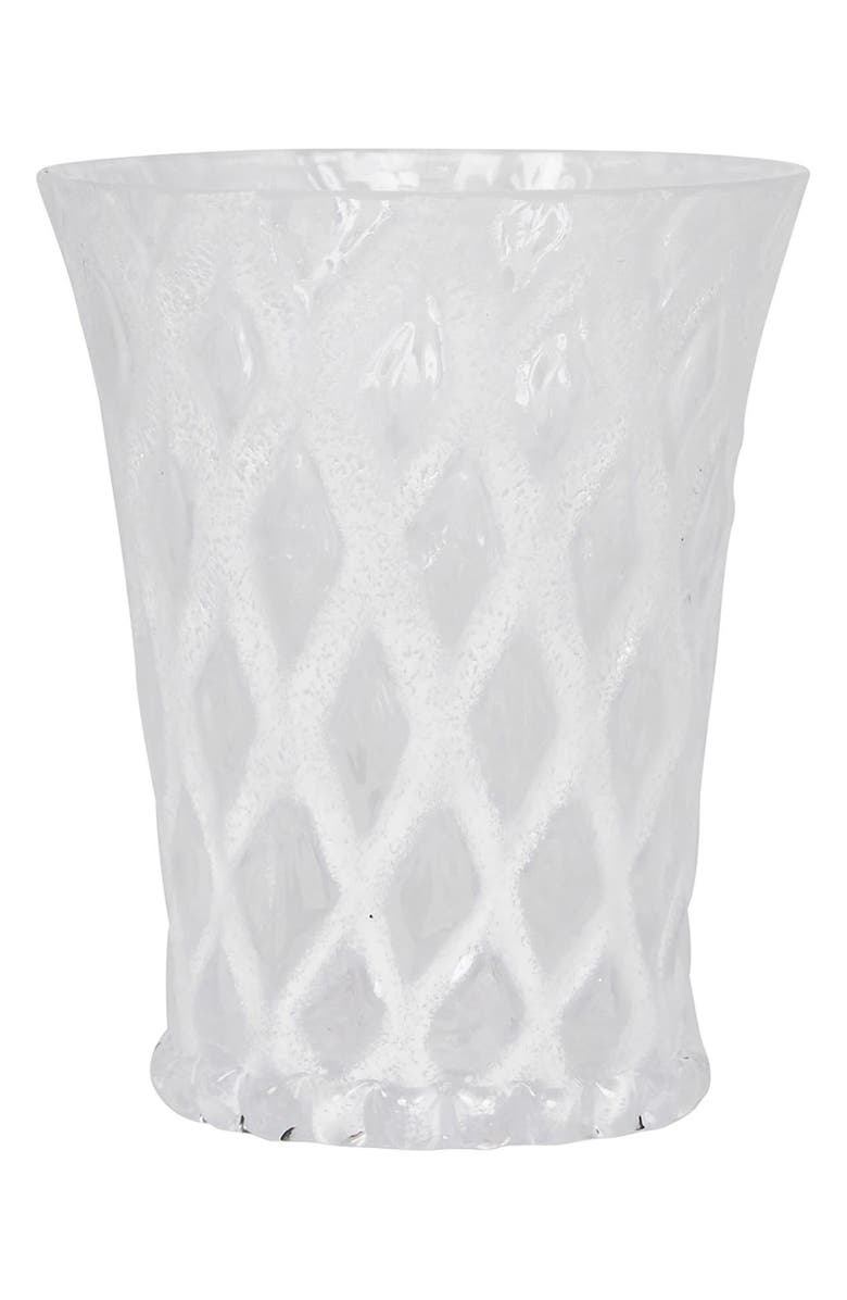 Juliska Trellis Small Tumbler, Main, color, White
