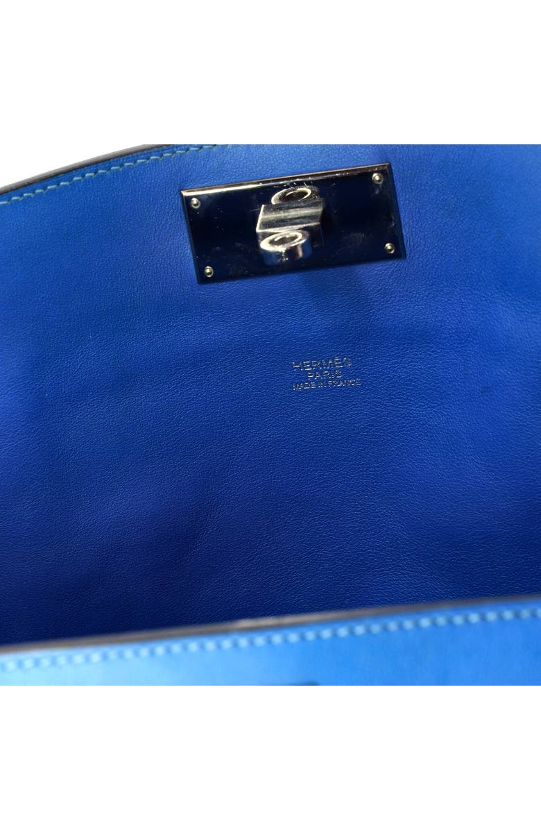 Pre-Owned Hermes Toolbox Bag Swift 26, Alternate, color, Bleu Hydra