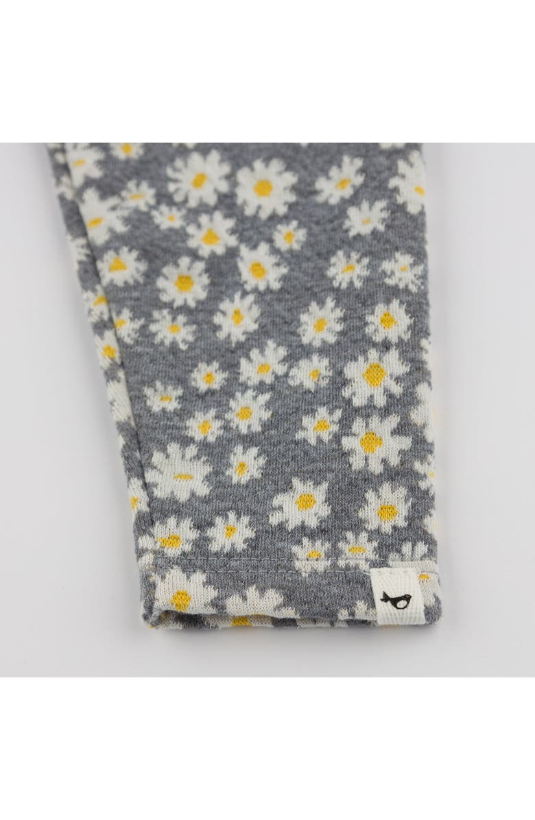 Oh baby! Brand Pucker Mini Daisies Legging-Little Kid, Alternate, color, Heather Grey