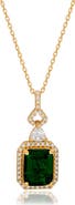 SUZY LEVIAN Colorful Cubic Zirconia Pendant Necklace