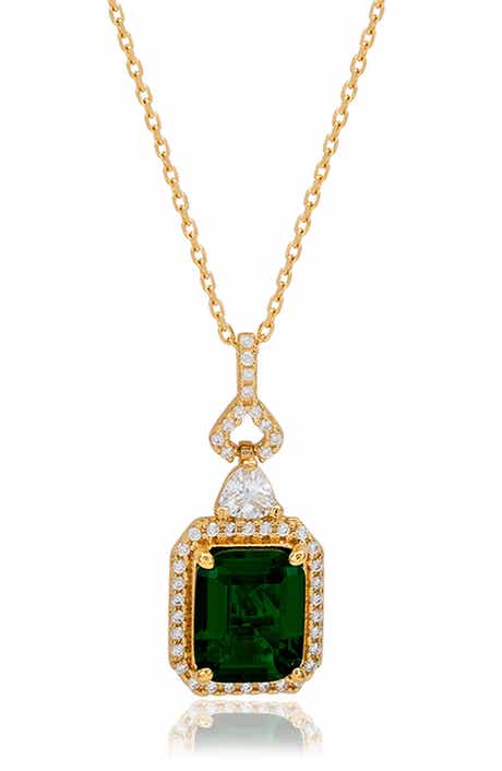 SUZY LEVIAN Colorful Cubic Zirconia Pendant Necklace