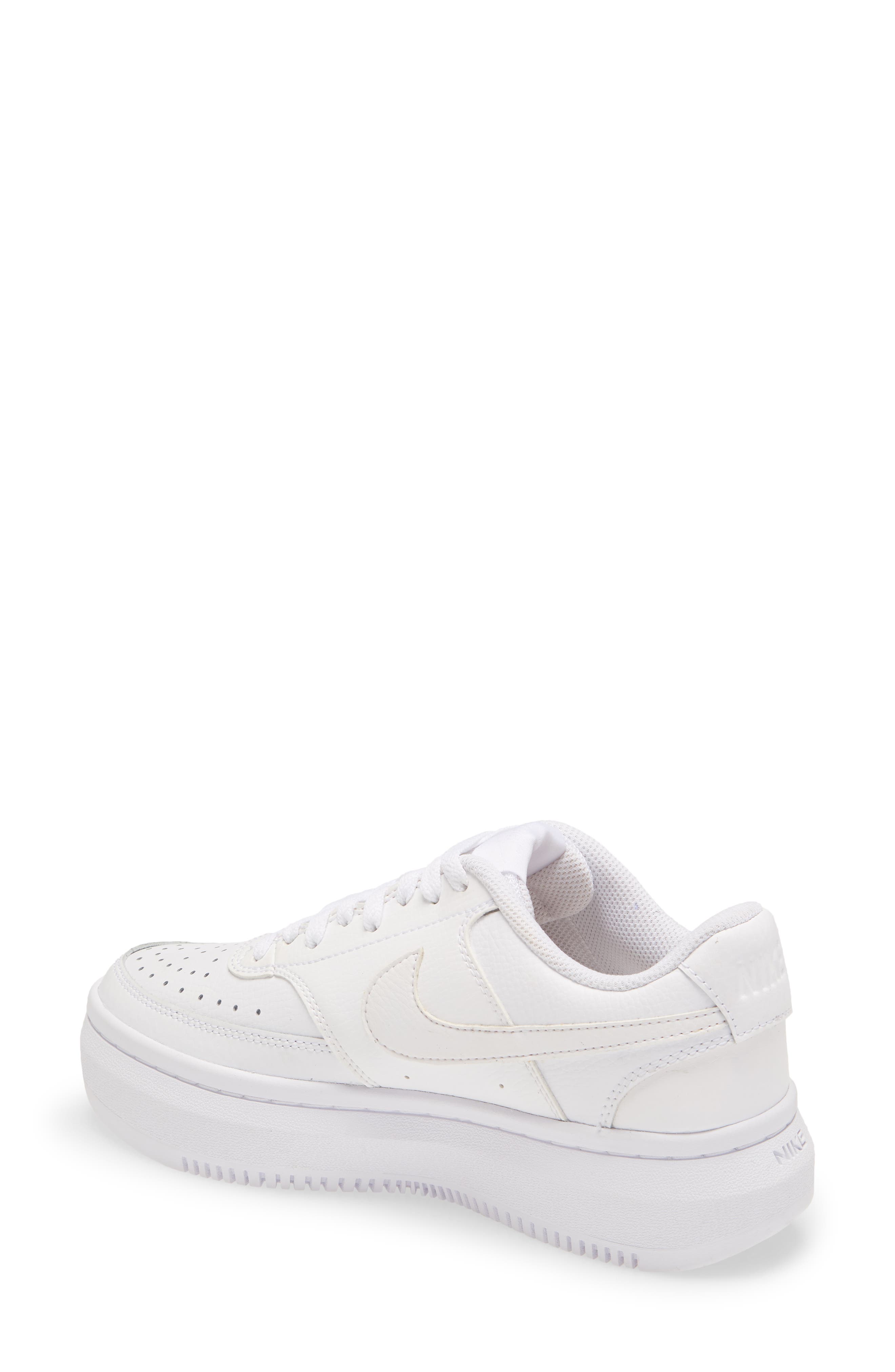 Nike Court Vision Alta Platform Sneaker, Alternate, color, 100 White/White