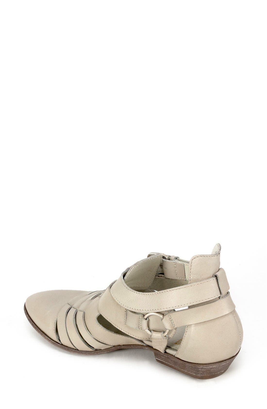 'Belen' Leather Bootie, Alternate, color, ICE LEATHER