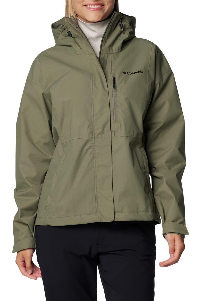 Hikebound II Waterproof Jacket, Main, color, STONE GREEN