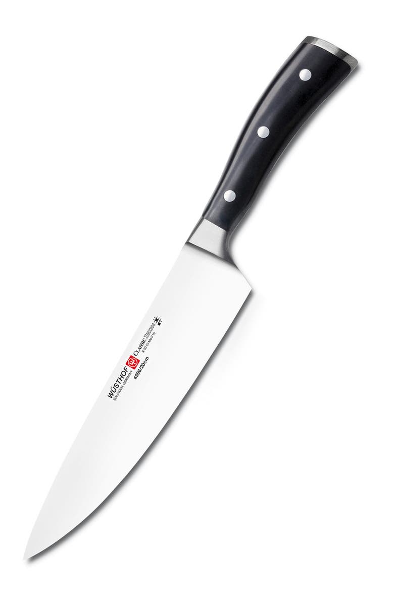 Classic Ikon Cook's Knife, Main, color, BLACK