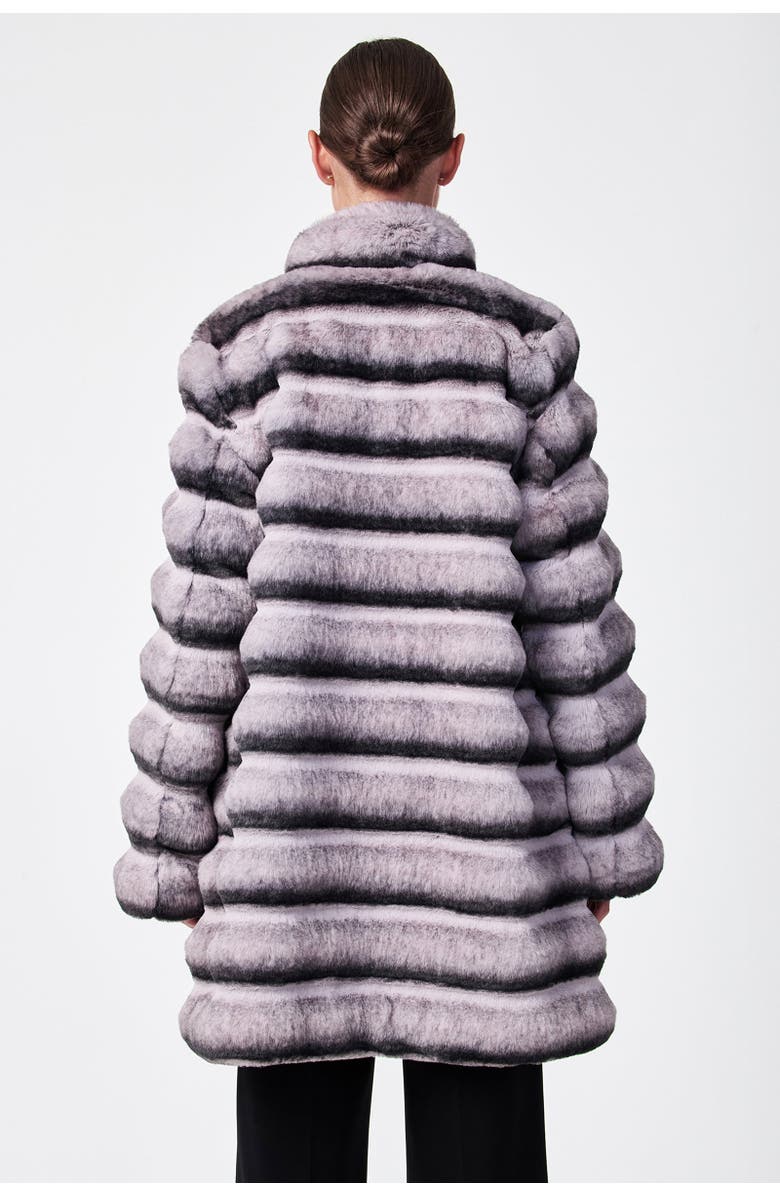 Trina Turk Mikel 2 Faux Fur Mid-Length Coat - Natural, Alternate, color, 