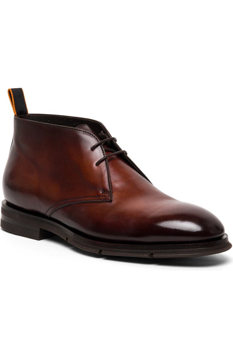 Santoni Laborc Boot, Main, color, Dark Brown