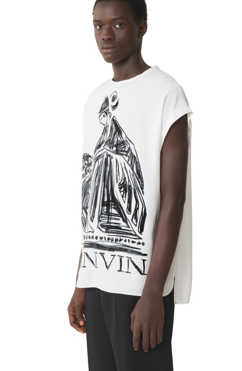 Lanvin White Mother And Daughter T-Shirt, Alternate, color, White