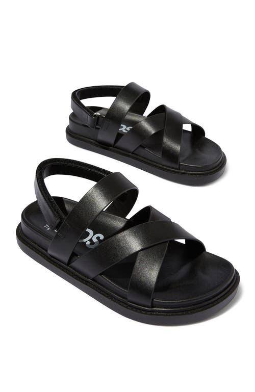 Cotton On Kids Kid's Blair Multi Strap Sandal In Black