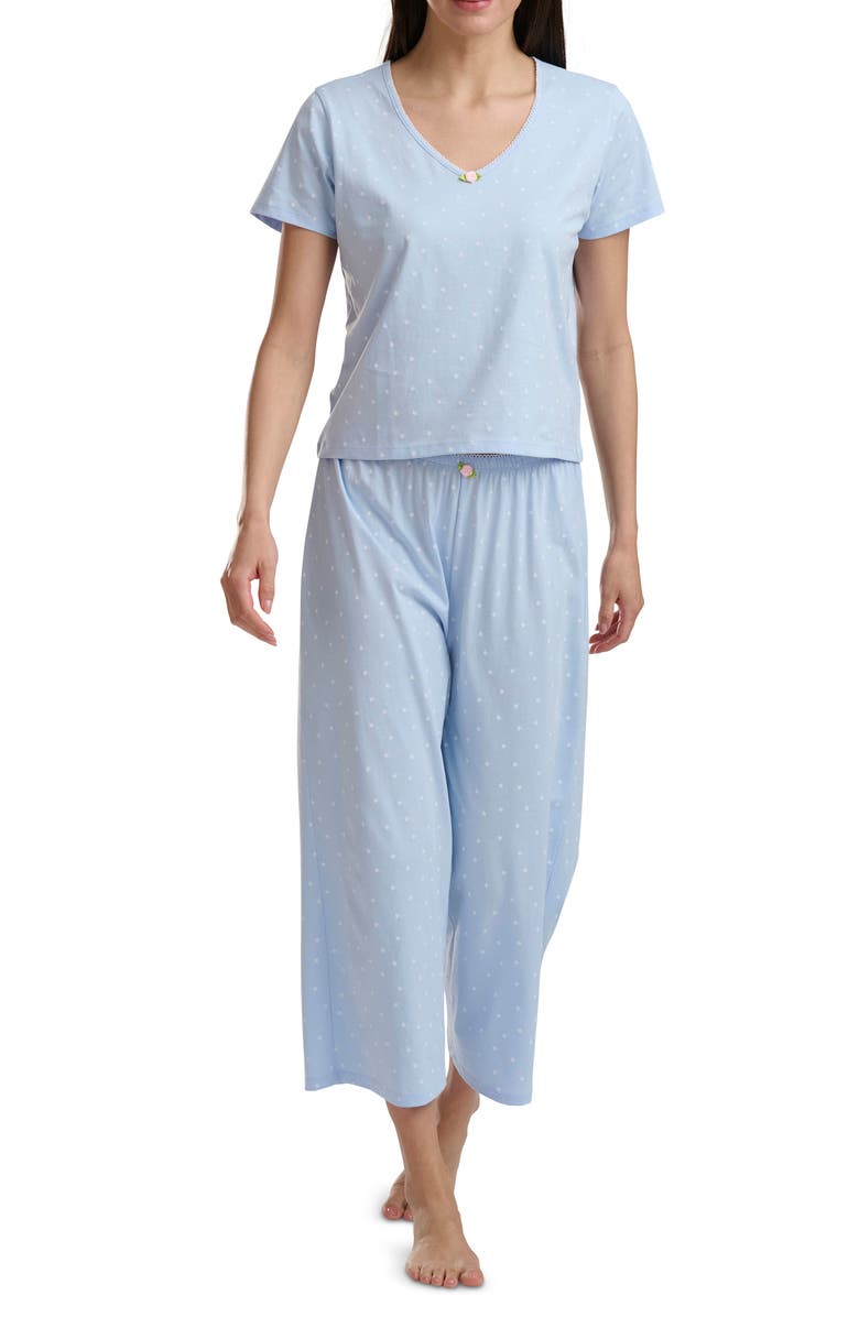 Splendid Star Print Cotton Jersey Pajamas, Alternate, color, Star Toss