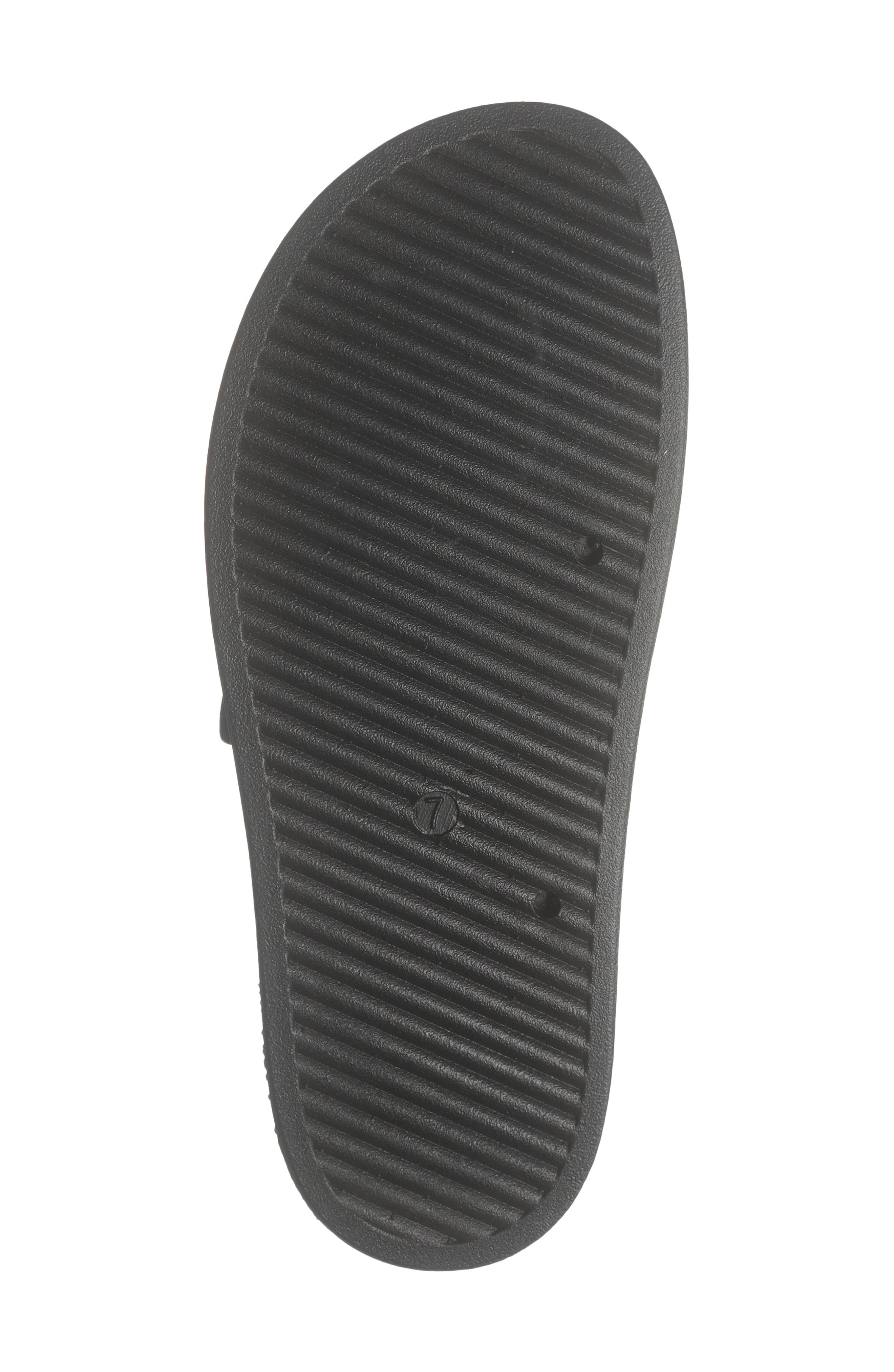 TOP MODA Maven Slide Sandal, Alternate, color, Black Pu