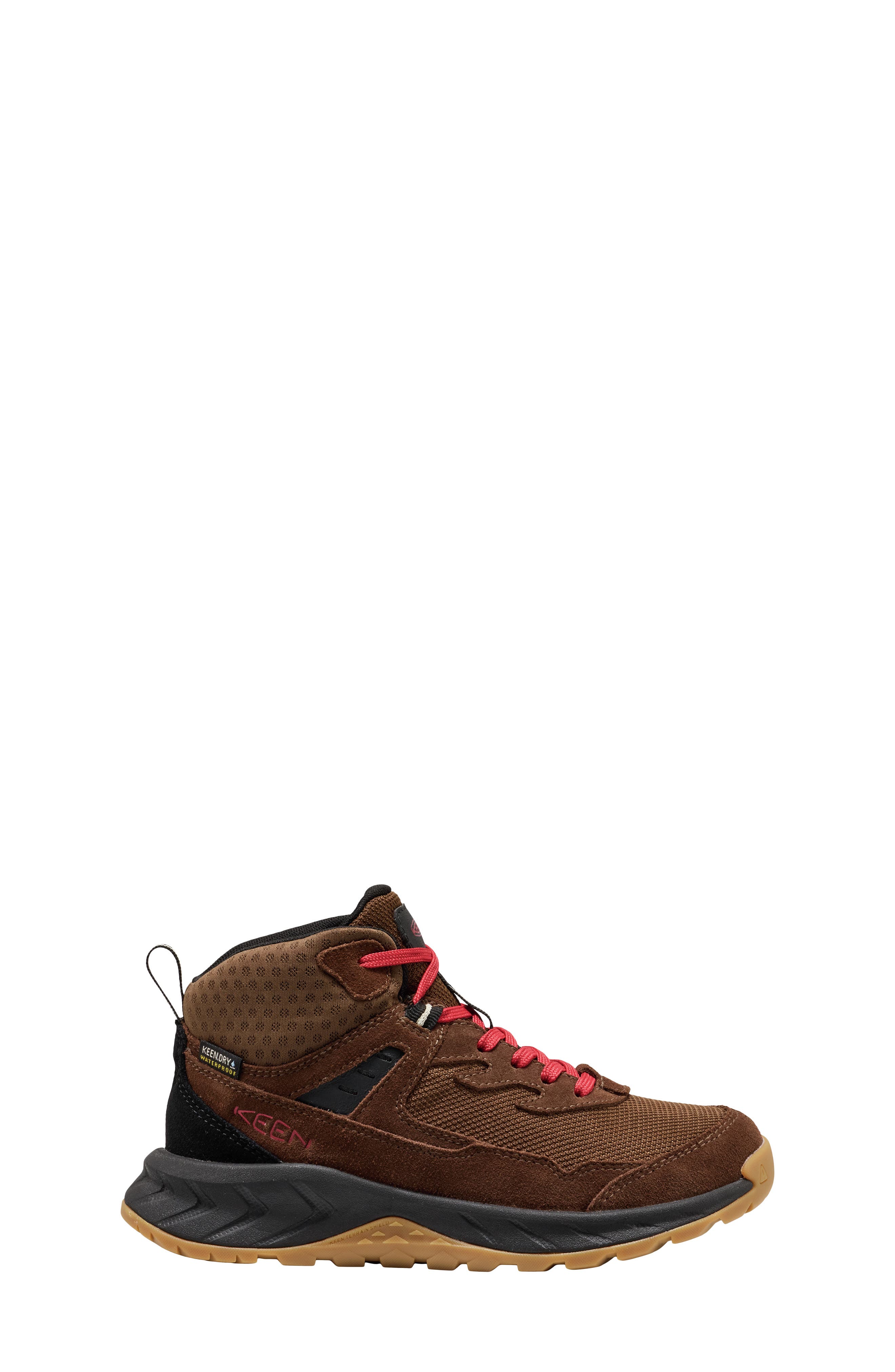 Kids' Hightrail Waterproof Hiking Sneaker, Alternate, color, DARK EARTH/ GARNET