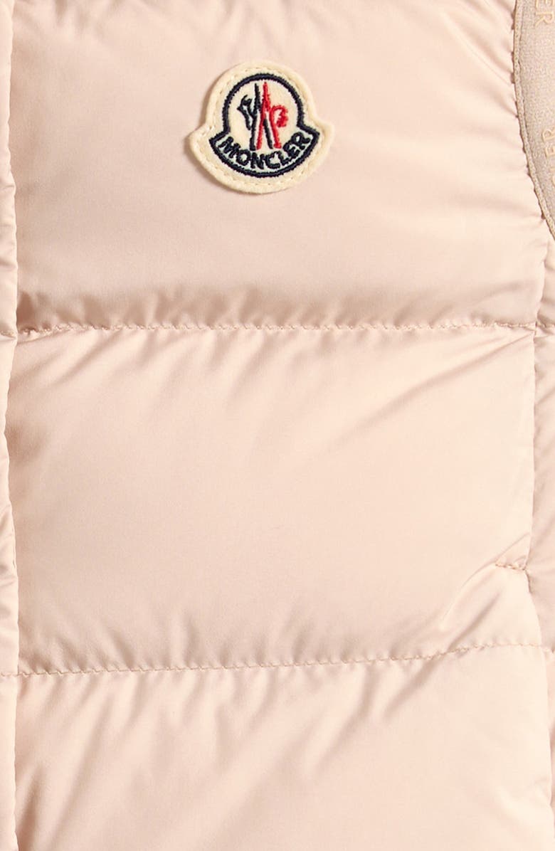 Moncler Kids' Badia Down Puffer Vest, Alternate, color, Beige