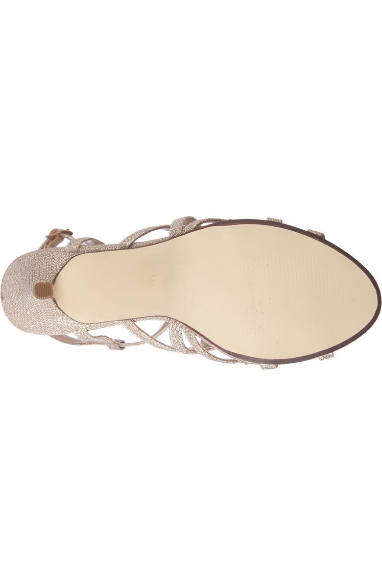 Paradox London Pink 'Rich Glitter' Sandal, Alternate, color,