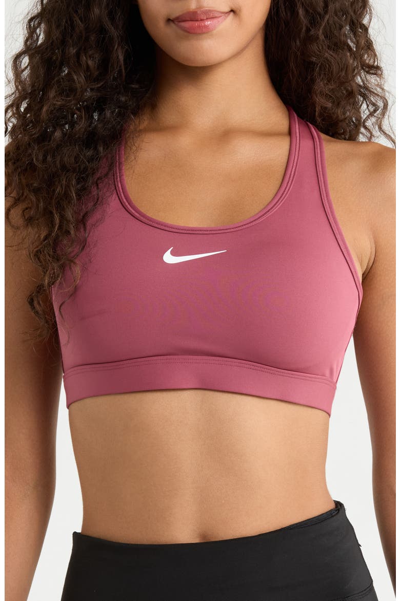 Dri-FIT Swoosh Medium Support Padded Sports Bra, Main, color, 654 PKSMOK/WHITE