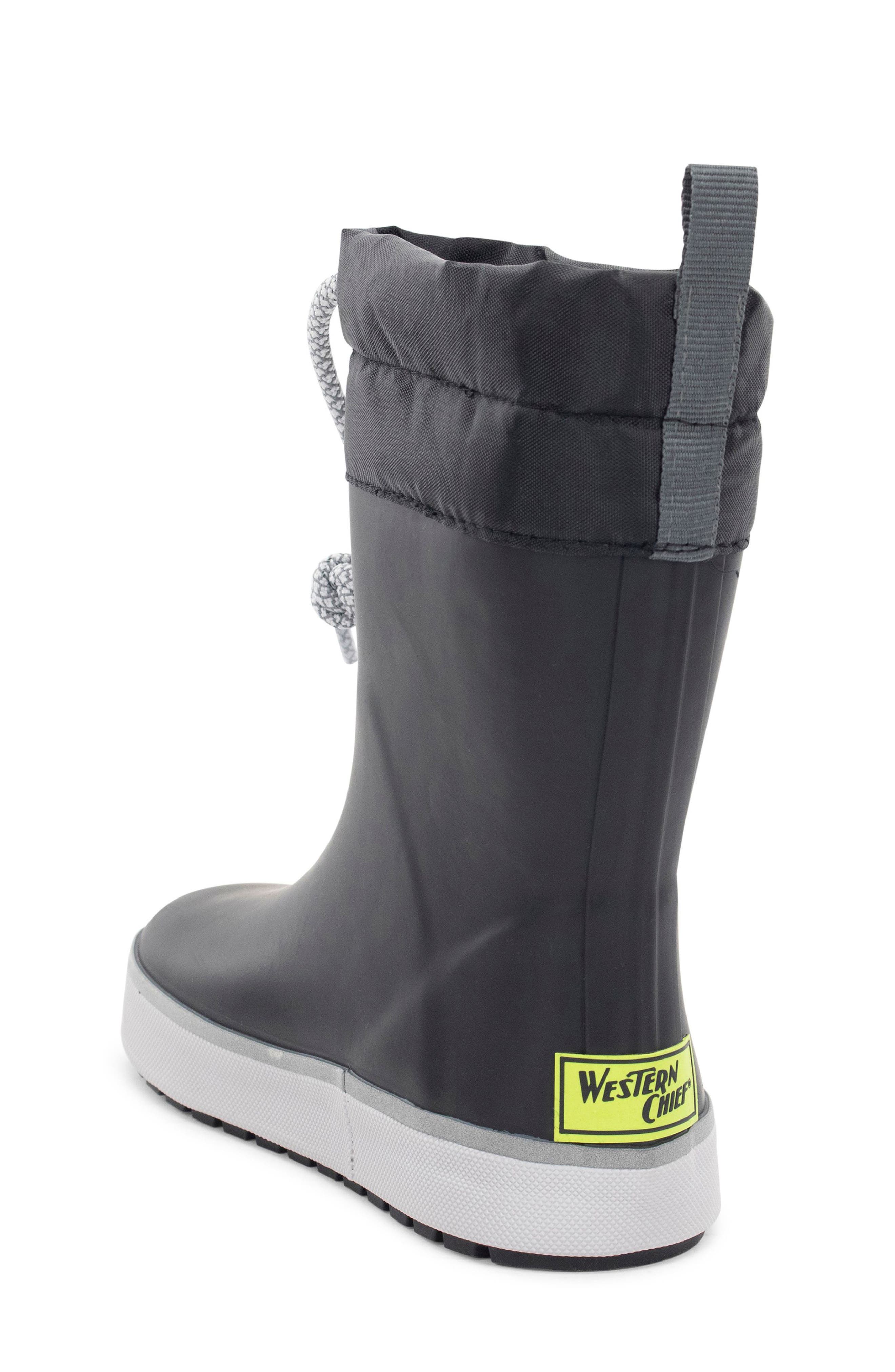 Western Chief The Element Waterproof Rain Boot, Alternate, color, Black