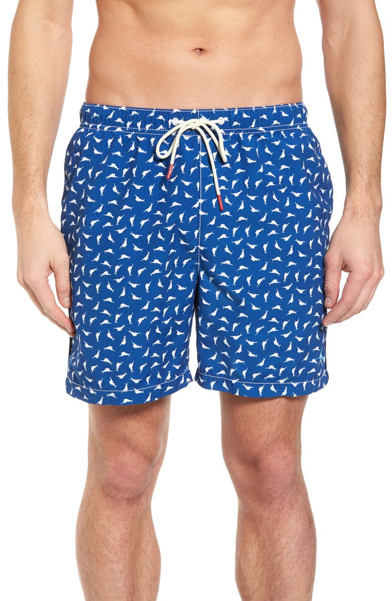 Tommy Bahama Naples Marlin Mixer Swim Trunks, Main, color,