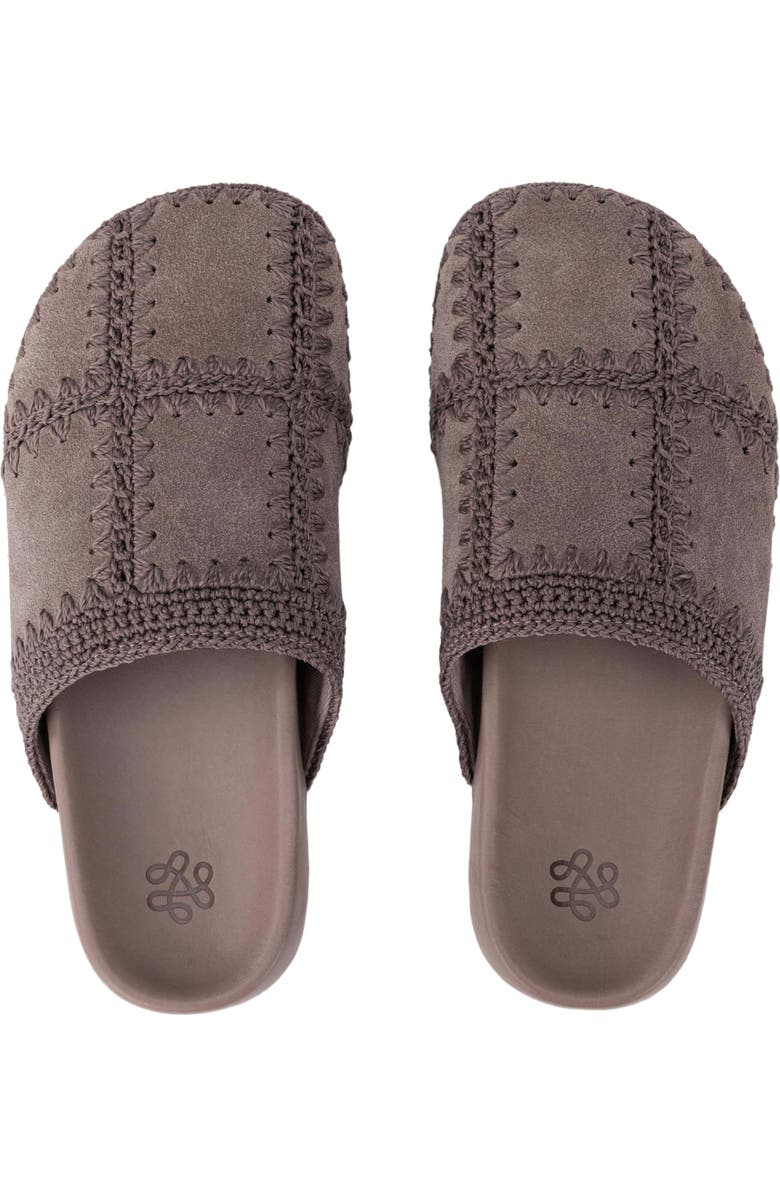 The Sak Bolinas Suede Clog Shoe, Main, color, Mushroom Suede Patch