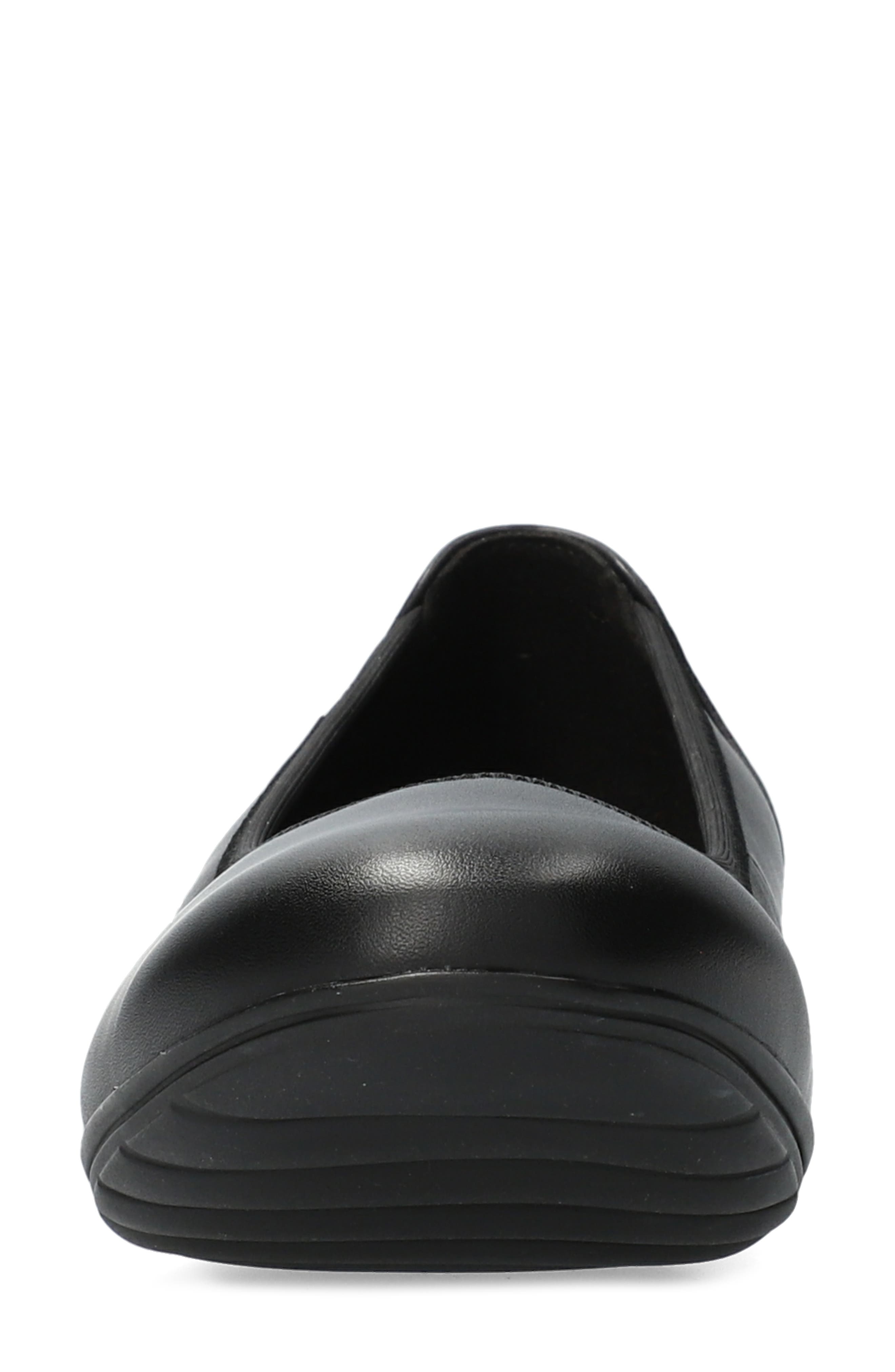 Mephisto Emilie Flat, Alternate, color, Black/ Black Leather