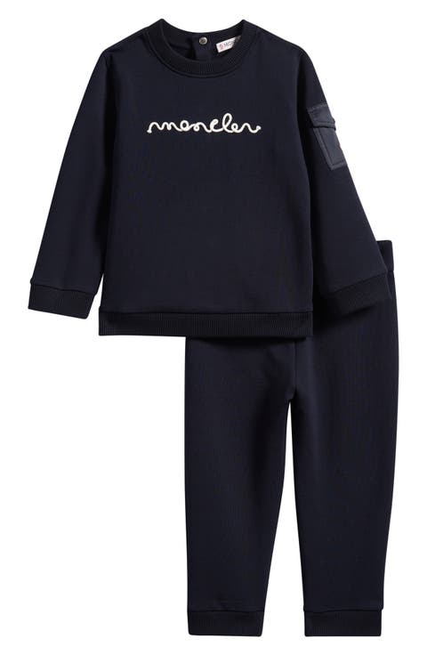 Kids' Contrast Pocket Sweatshirt & Joggers Set