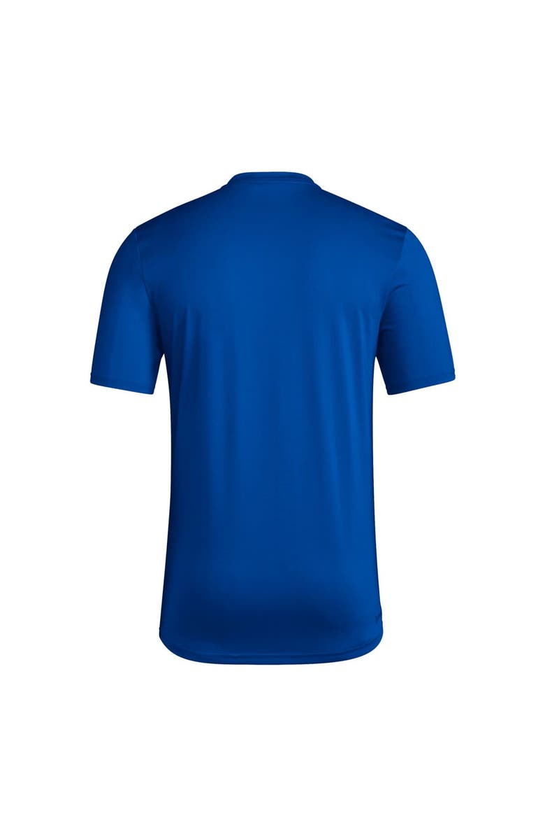 adidas Men's adidas Royal Kansas Jayhawks Locker Local Impression AEROREADY T-Shirt, Alternate, color, Royal