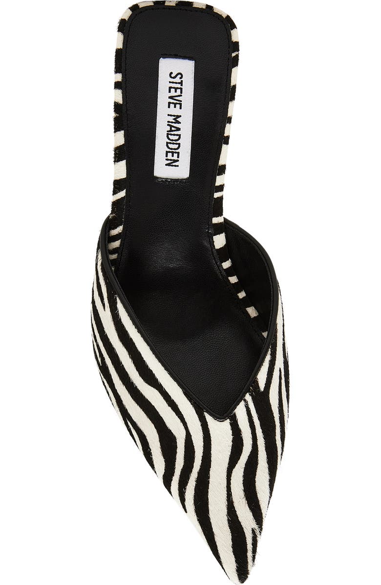 Steve Madden Mod-A Leopard Print Genuine Calf Hair Mule, Alternate, color,