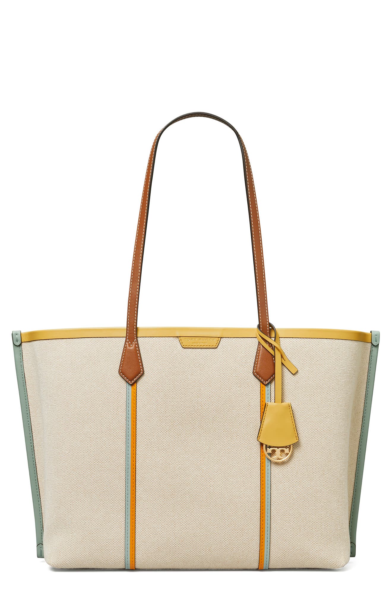 Tory Burch Perry Canvas Tote, Main, color, 