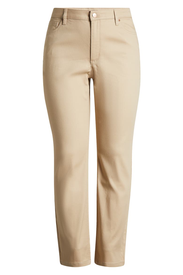 Lexington Straight Leg Jeans, Alternate, color, JONES KHAKI