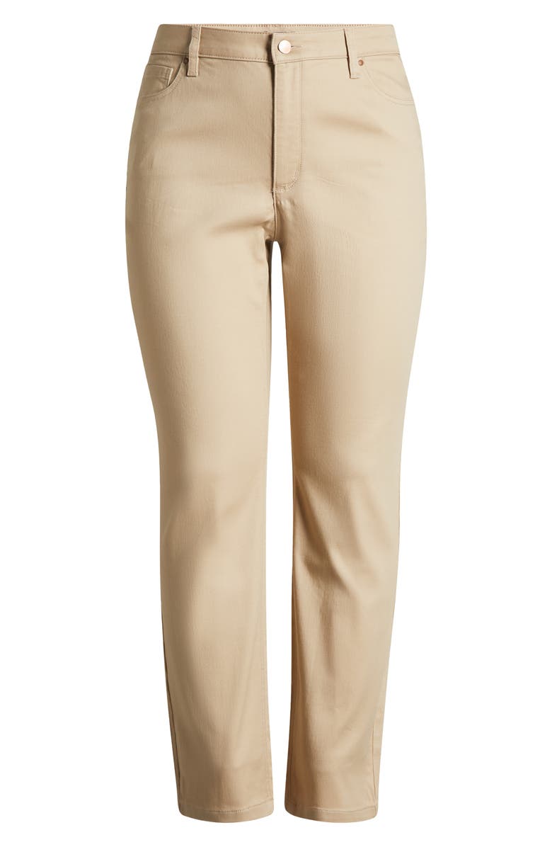 Jones New York Lexington Straight Leg Jeans, Alternate, color, Jones Khaki