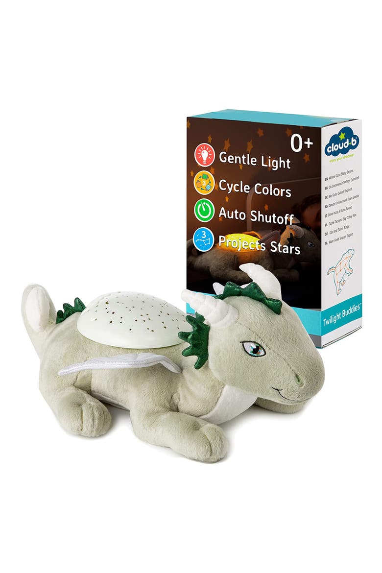 Twilight Buddies™ Dragon Projector Nightlight, Main, color, GREEN