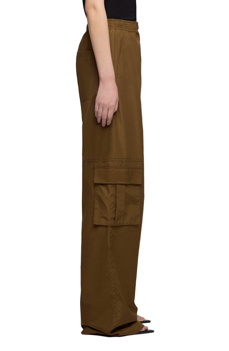 7 For All Mankind Cargo Wide Leg Pants, Alternate, color, Popeline Toffee