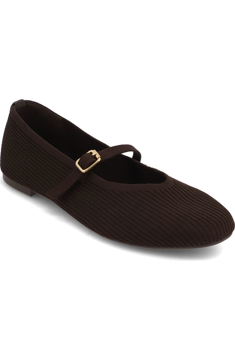 MIA Bayla Mary Jane Flat, Main, color, Chocolate