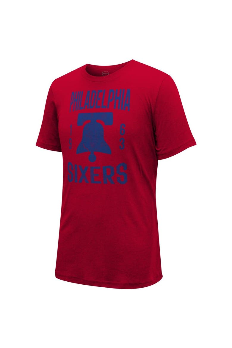 Unisex Stadium Essentials  Red Philadelphia 76ers City Year T-Shirt, Alternate, color, Red