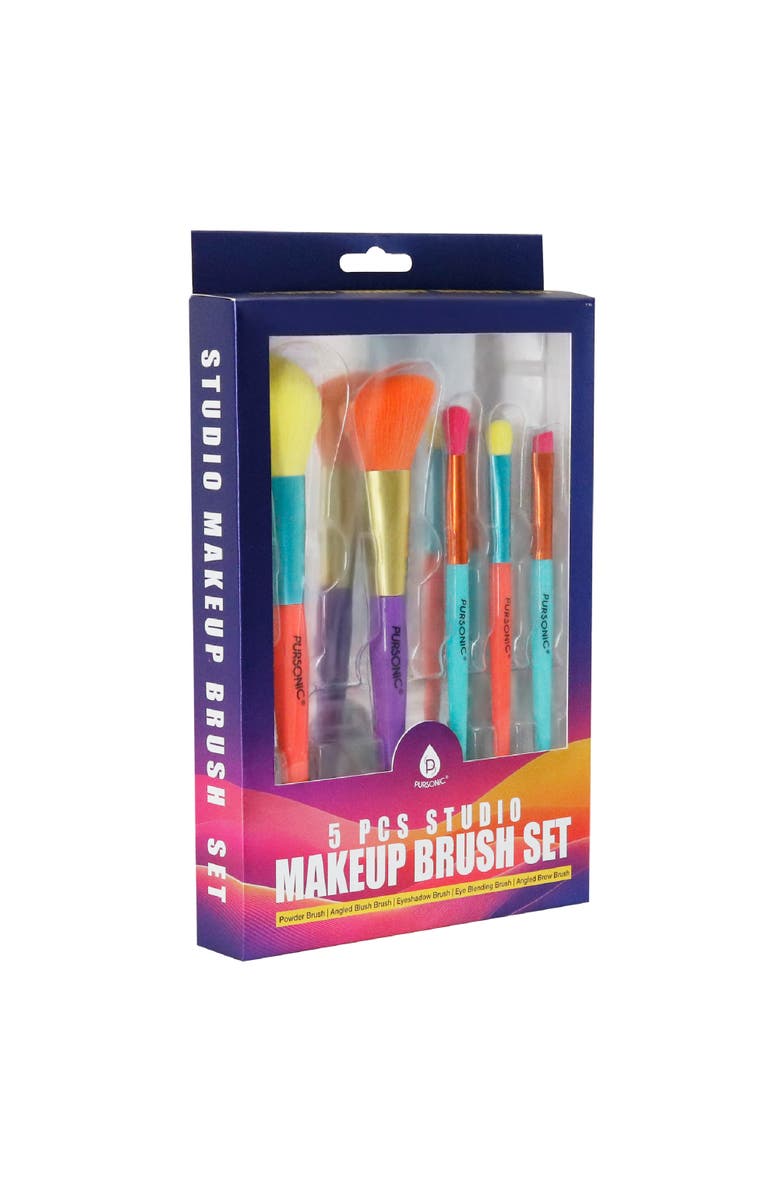 PURSONIC Studio Makeup Brush Set, Alternate, color, Multicolor