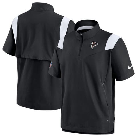 Men's Nike Black Atlanta Falcons Sideline Coaches Chevron Lockup Pullover Top